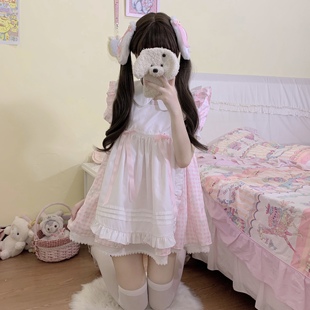 99lo小兔崽全款预约]春夏可爱连衣裙娃娃裙.