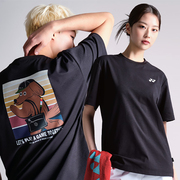 2024春夏韩国YONEX尤尼克斯羽毛球服男女同款半速干短袖T恤