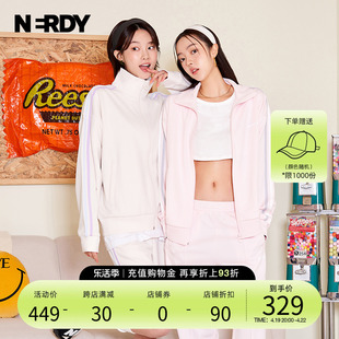 nerdy春夏经典ny系列，双杠宽松休闲运动服，套装情侣同款外套潮