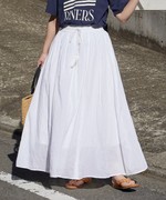 日代FREAK'S STORE Indian skirt 24SS 百搭休闲糖果色半身裙长裙