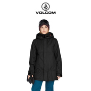 volcom钻石女装户外软壳专业滑雪服2024冬季防风，登山棉服女款