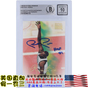 美国凯尔特人皮尔斯亲笔签名带铭文，98-99skybox球星卡