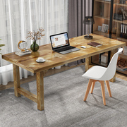 学习桌实木办公桌桌台式子简易小户型，书桌简约家用电脑桌学生写字