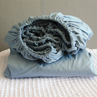 外贸床笠单件全棉纯色床罩纯棉席梦思床垫保护罩床套罩防尘罩