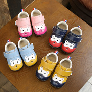春季真皮宝宝鞋学步鞋，子女0-1-2岁10月婴幼儿学步鞋软底婴儿鞋男