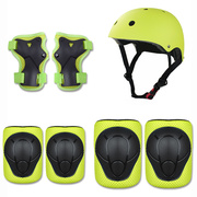 儿童轮滑平衡车滑板车骑行护具，头盔护具套装儿童轮滑护具7件套