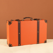 定制户外大号老式手提皮箱储物收纳整理木箱旅行箱摄影艺术创意木