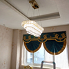 水晶灯吊灯简约现代创意个性，吧台长方形客厅，灯大气餐厅灯led灯具