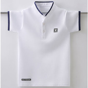 夏季高尔夫t恤男童运动polo衫中大童装短袖球服青少年golf半袖衫