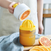 手动榨汁杯家用压榨机水果橙汁杯挤汁渣分离便携式小型榨柠檬神器