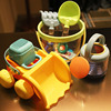 toyroyal日本皇室玩具宝宝，沙滩玩具套装儿童挖沙工具，小铲子水桶车