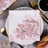 Runlux高端三层印花餐巾纸 彩色纸巾 浪漫樱花 花朵纯木浆纸巾
