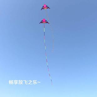 潍坊风筝高档伞布妖姬风筝，巨型大型成人大三角，风筝好飞易飞