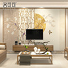 3d新中式电视背景墙壁纸客厅卧室影视墙壁布整张花鸟墙纸定制壁画