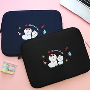 韩国采购苹果macbookpro电脑包13.3寸笔记本，内胆包比熊(包比熊)刺绣14寸