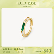 lolarose罗拉玫瑰，八边形戒指女款情侣小众高级生日礼物