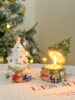 ins小熊圣诞树香薰蜡烛圣诞节装饰桌面陶瓷摆件高档创意节日礼盒