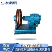 河北沧州供应不锈钢齿轮泵电动巧克力齿轮泵巧克力泵