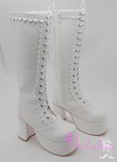 antaina2021年店主lolita长靴，高跟鞋圆头马蹄，跟高筒秋季9831