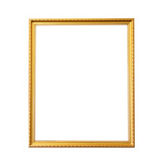 diy数字油画外框客厅风景装饰画框木框相框，欧式烫金简约黑白40*50