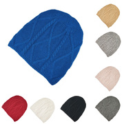 羊毛帽子女冬针织帽子毛线帽，秋冬男女帽子羊绒帽，西瓜帽包头护耳帽