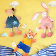 米莉马莉婴儿安抚巾玩偶睡觉抱公仔，兔子小玩具可入口睡眠玩具