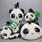 中国风大熊猫创意行李牌旅行箱，吊牌挂牌识别牌姓名牌，防丢牌托运牌