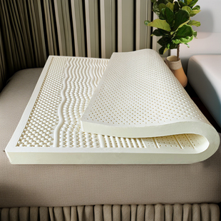 泰国进口天然乳胶床垫，1.8m护脊软垫榻榻米，1.35可折叠床褥垫子