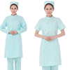 护士服长袖冬厚绿色白大衣(白大衣，)隔离衣护理服装短袖夏装修身工作服大码