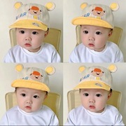 婴幼儿婴儿夏季帽子新生儿棒球帽男宝宝春秋薄款儿童鸭舌帽遮阳帽