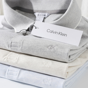 美版正品Calvin Klein男士商务通勤短袖polo衫舒适百搭短袖上衣夏