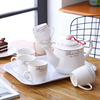 陶瓷水具冷水壶茶具耐热客厅，水杯咖啡杯茶杯家用杯子套装结婚送礼
