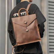 文艺复古双肩包韩版男包时尚，单肩包斜挎包，手提包休闲书包背包