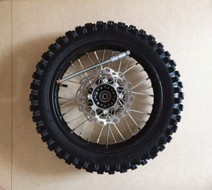 越野摩托车高赛配件70100-1790100-14寸c碟鼓芯轮毂钢圈轮胎