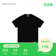 CHOCOOLATE男装圆领短袖T恤2024夏季简约基础半袖002910