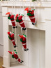 圣诞节装饰品爬梯子，圣诞老人橱窗商场，店铺卧室挂件小孩礼物