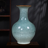 景德镇陶瓷花瓶摆件客厅，插花仿古典官窑中式家居，装饰品工艺品瓷器
