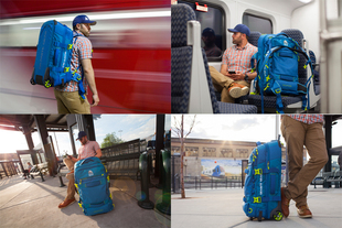 花岗岩欧美风大容量防泼水拉杆背包留学旅行个性拉杆箱托运行李箱