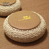日式蒲团坐垫圆形草编榻榻米地板垫子，加厚打坐垫，禅修垫家用坐墩子