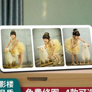 大韩水晶摆台照片，定制婚纱照制作儿童，创意摆台洗照片做成相框