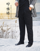 棉裤男外穿冬季保暖休闲裤运动裤，宽松中老年爸爸，男裤加绒加厚裤子