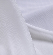 白色纹提花非遗传统汉服文化，真丝桑波缎，15.5姆100丝138门幅