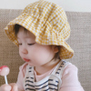 婴儿遮阳帽可爱宝宝帽子夏季薄款女防晒太阳渔夫帽儿童男春夏