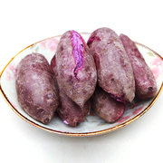 沂蒙山特产新鲜紫薯农家自种紫罗兰地瓜，紫番薯红薯五斤装价