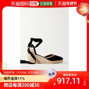 香港直邮潮奢castaÑer女士，netsustaincomin60帆布坡跟麻底鞋