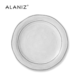 alaniz南兹隐牛排盘创意西餐盘陶瓷盘子家用牛排盘菜盘早餐盘平盘