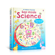 Usborne 英文原版 偷偷看里面系列：Science 科学 儿童启蒙早教认知揭秘科普读物 尤斯伯恩 亲子互动纸板翻翻立体书 3-6-8岁 童书