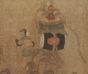 中国十大传世名画之一顾恺之 洛神赋图卷 绢本临摹装饰画挂画