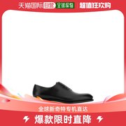 香港直邮潮奢salvatoreferragamo男士，angiolo黑色皮质绑带鞋