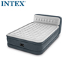 INTEX靠背充气床内置电泵豪华双人加大气垫床2代双层充气床垫